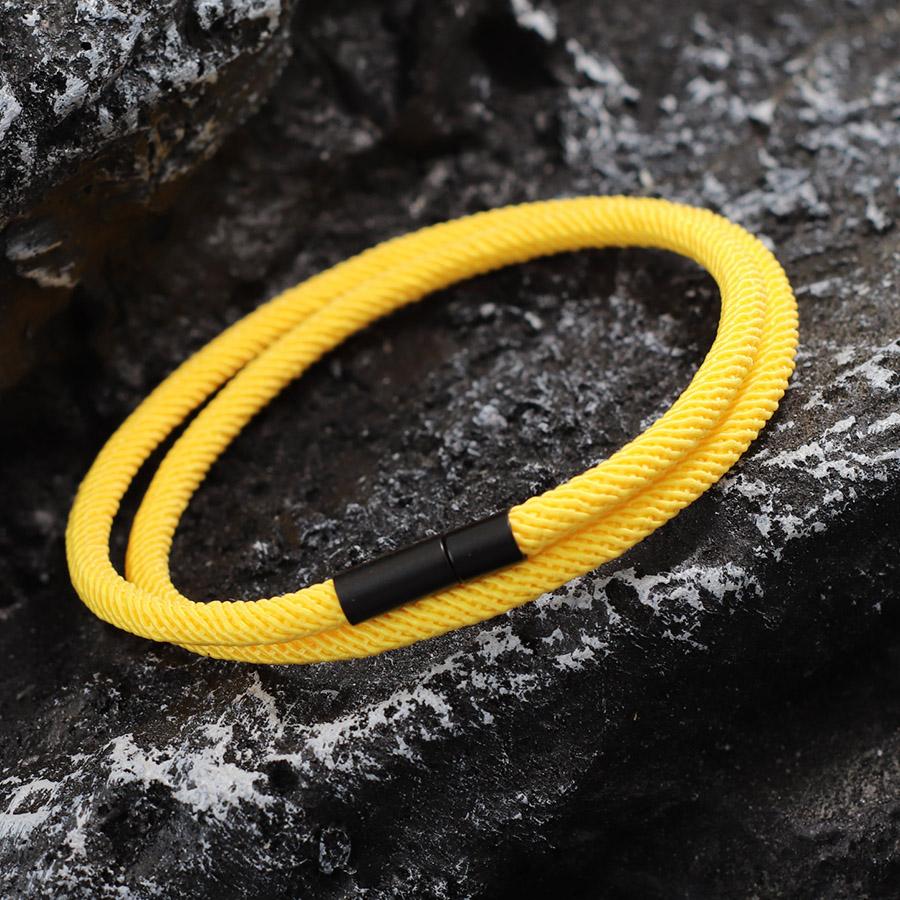 Lucky Red Men Bracelet Bilayer Milan Thread Wrap Braclet Outdoor Camping Survival Braslet Lucky Red Amulet Brazalete Pulseria