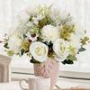 Artificial Rose Bouquet Festival Wedding Home DIY Living Room Table Decorati Bonsai Bridal Scene Bouquet Outdoor Yard Gift Prop