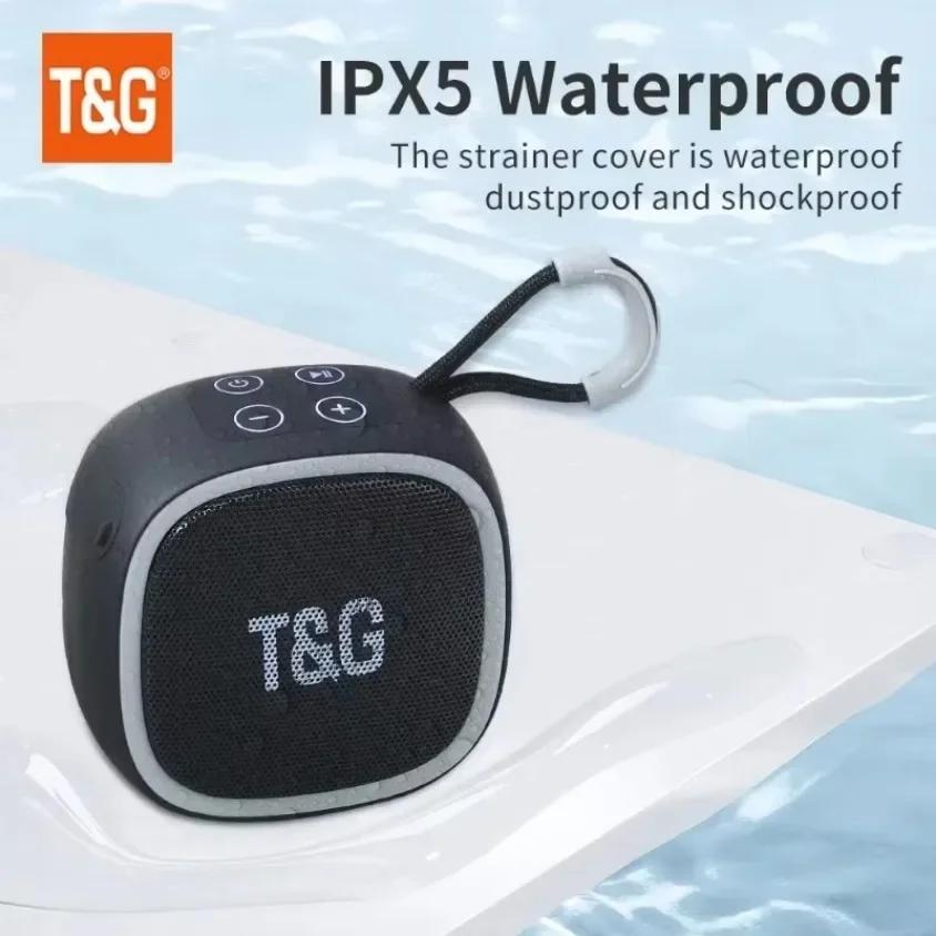 TG-659 Mini Wireless Powerful Bluetooth Speaker TWS Bluetooth 5.3 Sound Box HIFI Loudspeaker Support TF Card Motorcycle Radio