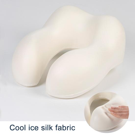 U-shaped Pillow Memory Foam Travel Neck Pillow Comfort Support Neck Cushion for Cars Trains Home Office
