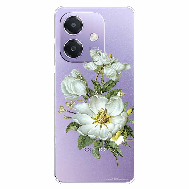 

For Oppo A60 5G CPH2683 Case OPPO A40 4G CPH2669 Clear TPU Soft Silicone Phone Print For A60 5G Transparent Soft TPUCover A40 4G OPPO A60 5G