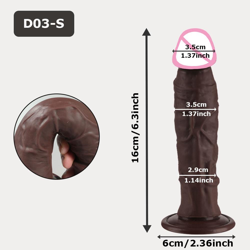Realistic Dildo Silicone Penis Adult Sex Toys G-spot Anal Stimulation Masturbator Dildo with Suction Cup Adult SexToy ButtPlug