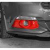 Red Front Fog Light Lamp Cover Trim Bezel for Ford Mustang 2015-2017 Accessories