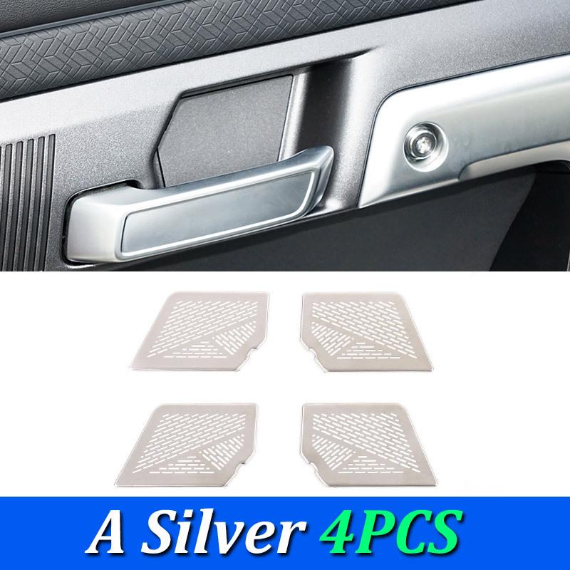 For Chery JAECOO J7  2024 Car Inner Door Bowl Stickers Stainless Steel Frame Handle Tweeter Covers Trims Interior Decoration