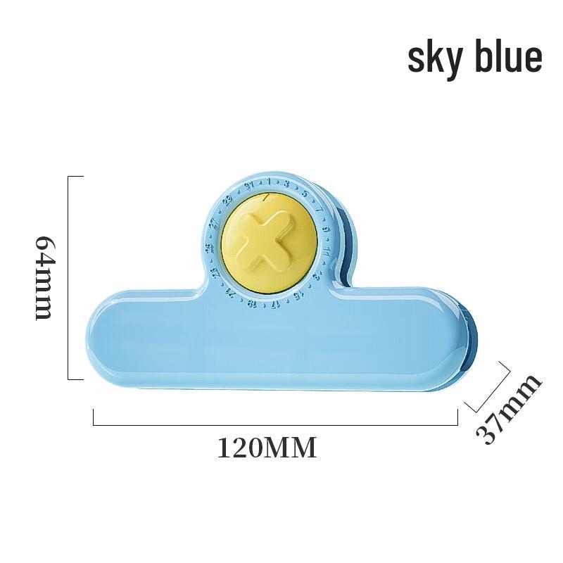 ZISIZ Magnetic Bag Sealer Clip with Timer