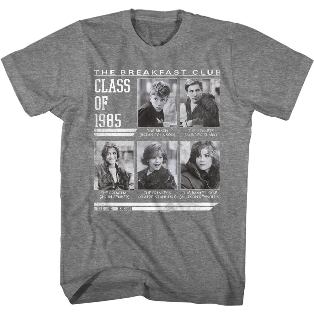 The Breakfast Club Movie Class Of 1985 Yearbook Men s T Shirt S