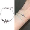 Blue Star Bracelets Simple and Elegant Alloy Star Wristband Minimalist and Chic Star Charm Handchain Fashion Jewelry