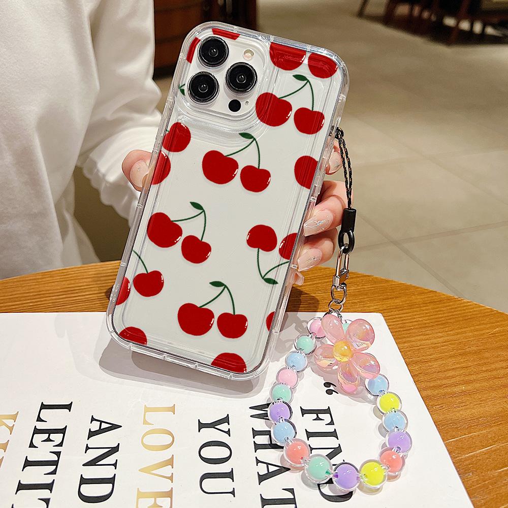 Soft Case for Samsung A54 A55 5G A53 A52 A15 A14 A13 A12 A34 A33 A32 A73 S24 Ultra S23 S22 S21 S20 FE Silicone Wrist Strap Cover