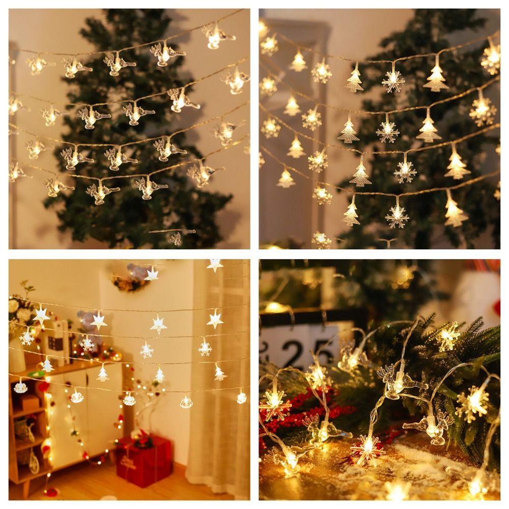 3M LED String Lights Garland Lights Xmas Tree Ornaments Garden Fairy Lights Battery Power Outdoor Lamp Christmas Decorations
