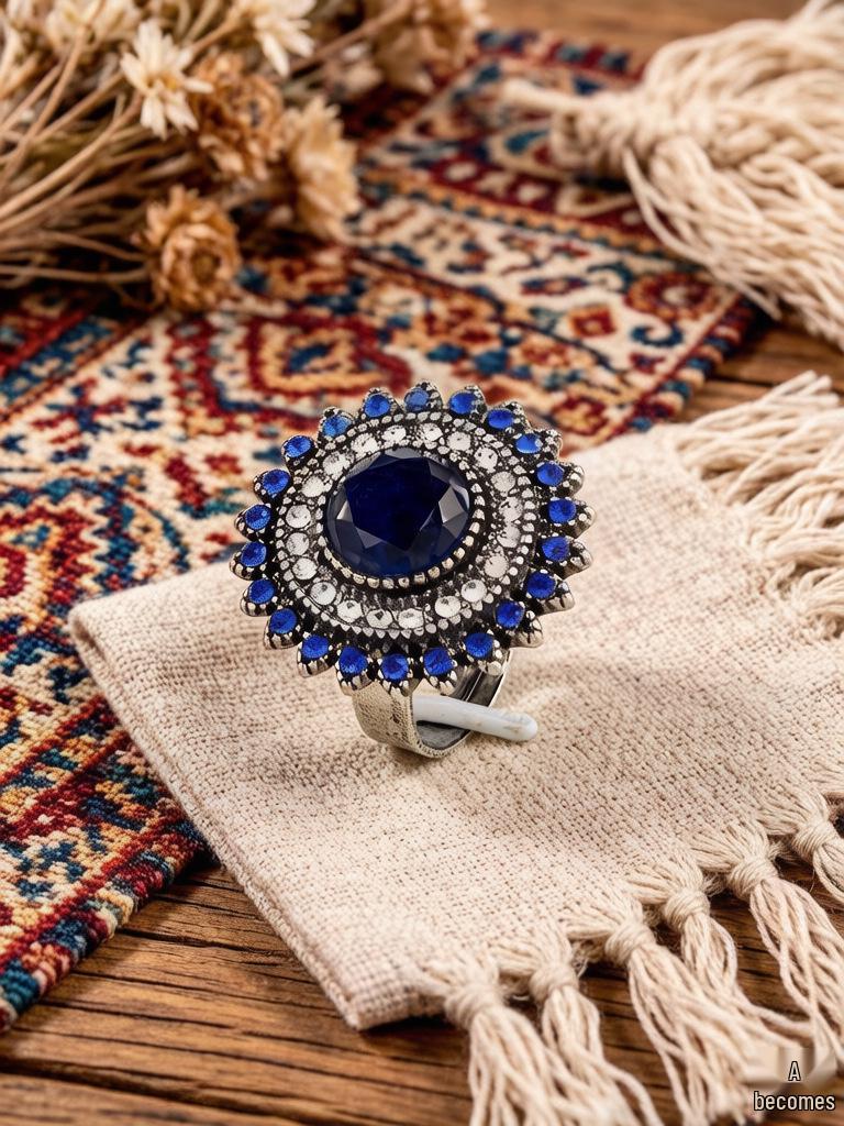 Retro Rhinestone Court-Style Circle Earrings