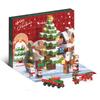 2025 Christmas Advent Calendar Magnetic Building Blocks Set, 24 Days Holiday Countdown Calendar
