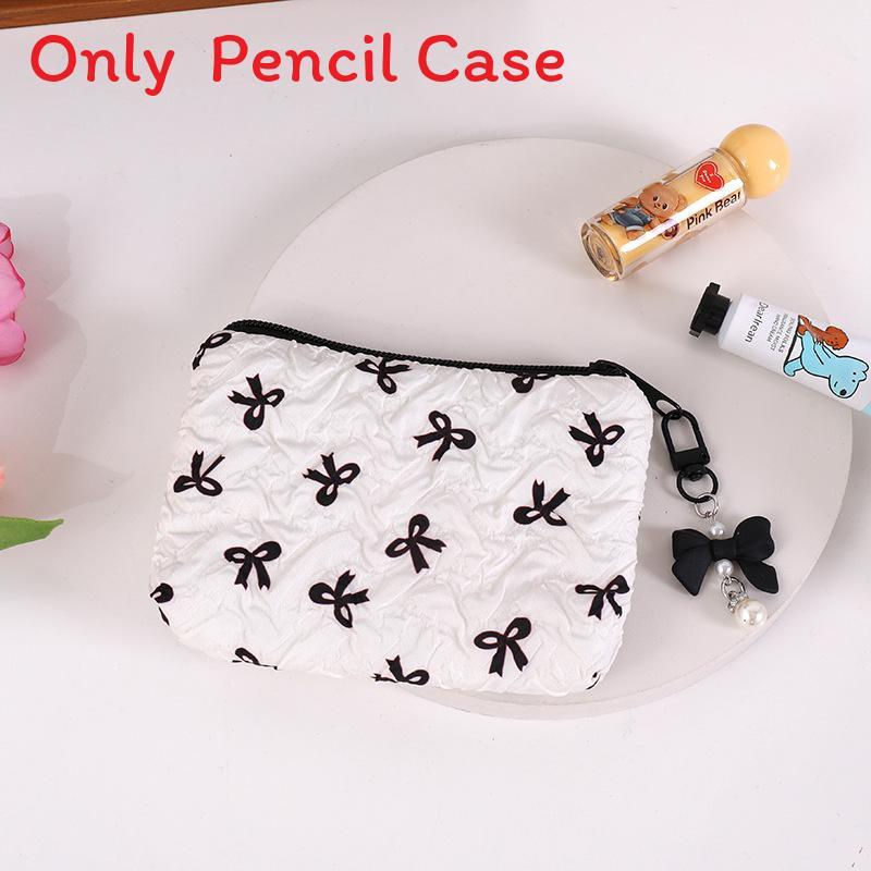Small Fresh Butterfly Bow Polyester Wallet With Large Capacity Card Organizer And Makeup Bag For Daily Use