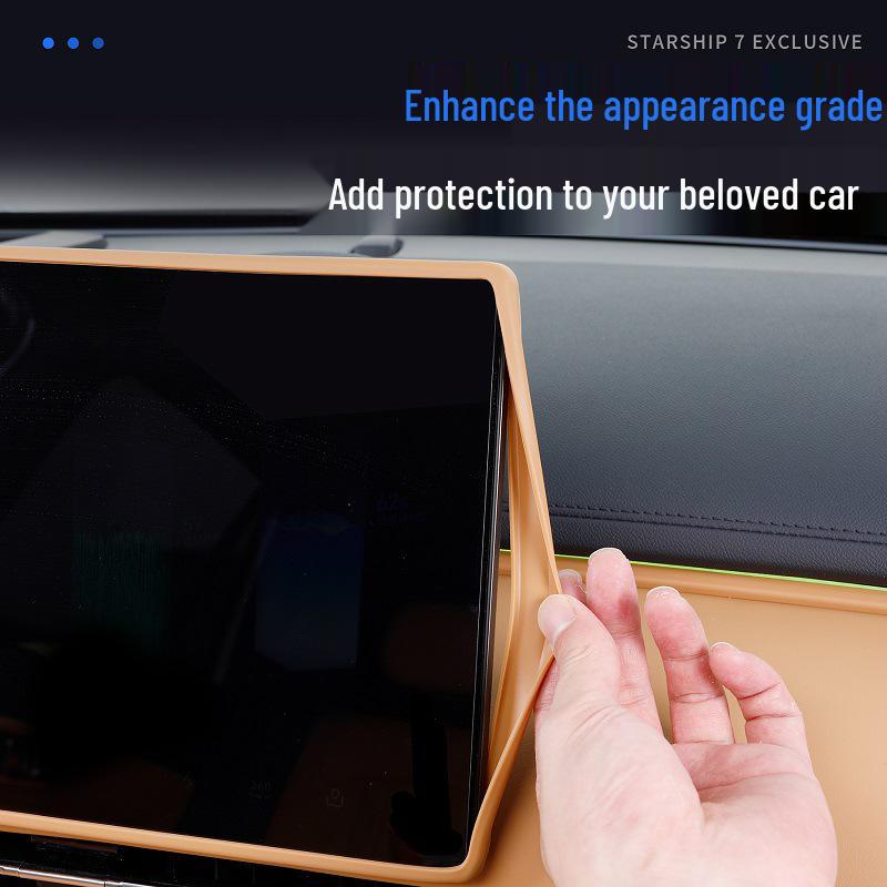 Compatible Changan 26 Models Qiyuan Q05 Rearview Mirror Silicone Cover & Navigation Screen Protector