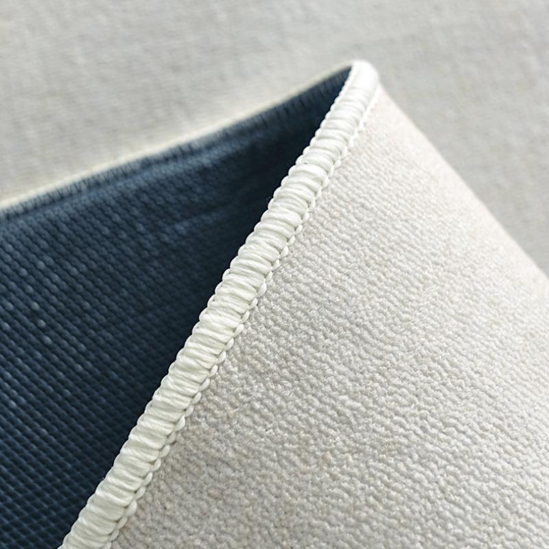 Wabi-sabi Style Carpets for Living Room Minimalist Anti-slip Mat Large Area Bedroom Decor Round Carpet Washable Soft Bedside Rug