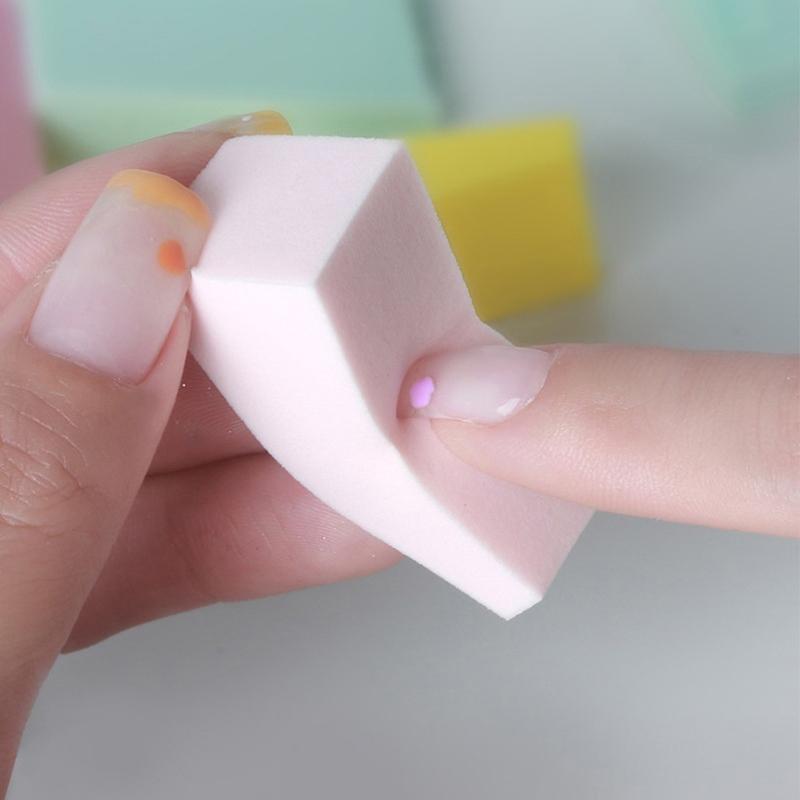 10 Pcs Nail Gradient Sponge Triangle Soft Ombre Tools Diy Gel Polish Painting Foams Color Shadow Manicure Nail Accessories