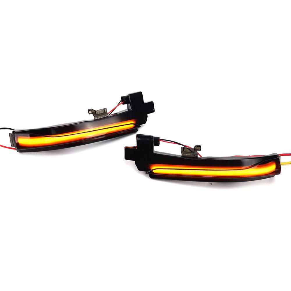 

Compatible Volvo Rearview Mirror Sequential Turn Signal for S60, S80, V40 II, V60 CC, V70 III Aviation Aluminum
