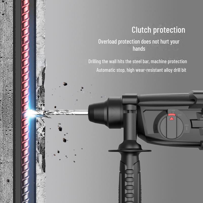 110V Multi-Function Industrial Electric Hammer Drill