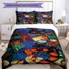 Christmas Nightmare Bedding Set Breathable Duvet Cover with Pillowcases Decorative Bed Linen for Bedroom Home Decoration Birthday Gift