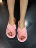 New Style Open-toed Corduroy Home Indoor Floor Light and Comfortable Open-toe Slippers