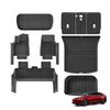Smabee for Tesla Model Y 5seats Juniper 2025 2026 Launch TPE 3D Car Floor Mats Cargo Liner Trunk Mats Backrest Pad Protection