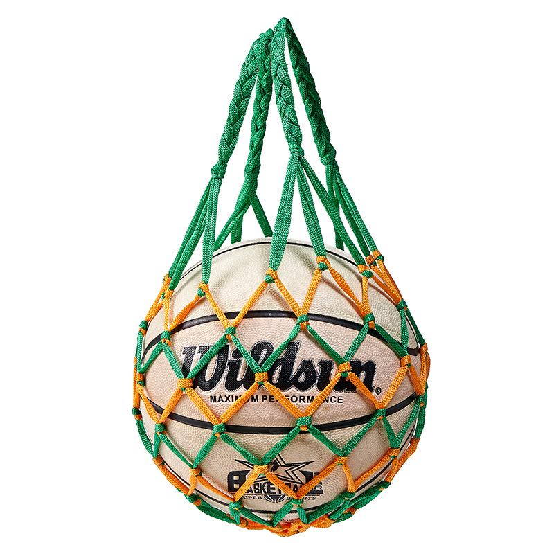 Thickened Mesh Sports Ball Bag – Large Capacity for Basketball, Football, Volleyball – Portable Storage for Kids & Students
