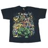 Vintage Marvel Shirt Large Y2K Movie Promo Comics Hulk Spider Man Wolverine Thor