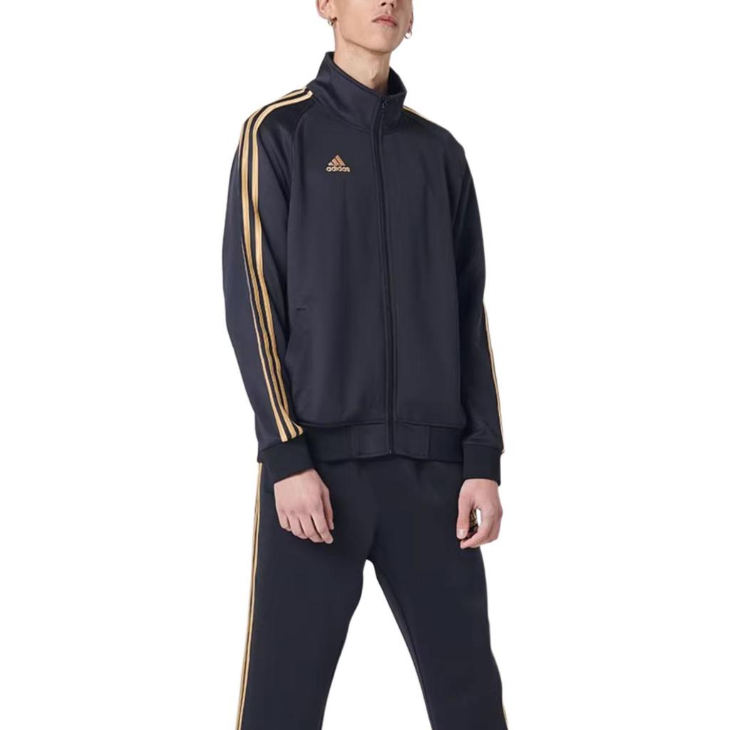 adidas Originals 3-Stripes Track Jacket Black/Grey TR30J1-BG