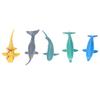 40Pcs Marine Animal Models Environmentally Friendly Lifelike Vivid Marine Animal Toy for Above 4 To 6 Years Old
