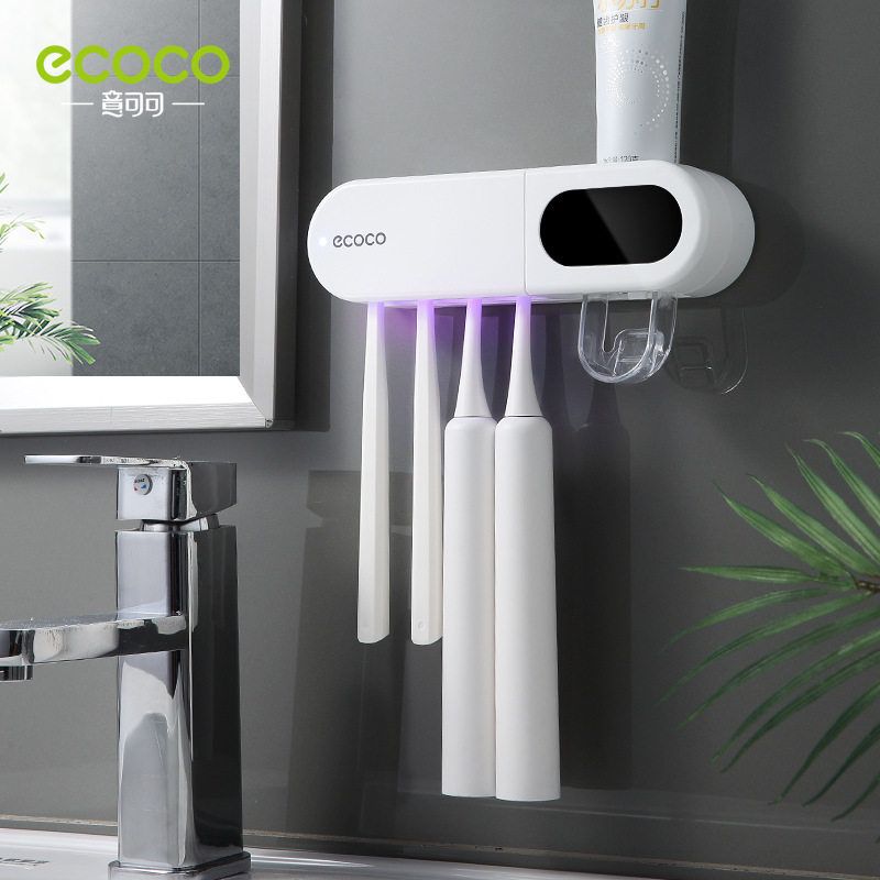 

Japan Import Mujie Toothbrush Sterilizer Intelligent UV Sterilization Cup Shelf Storage Rack Tooth Cup Baking White