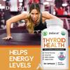 Didacat Thyroid Health Supplement with Iodine & Ashwagandha, 120 Capsules Energy and Metabolism Support