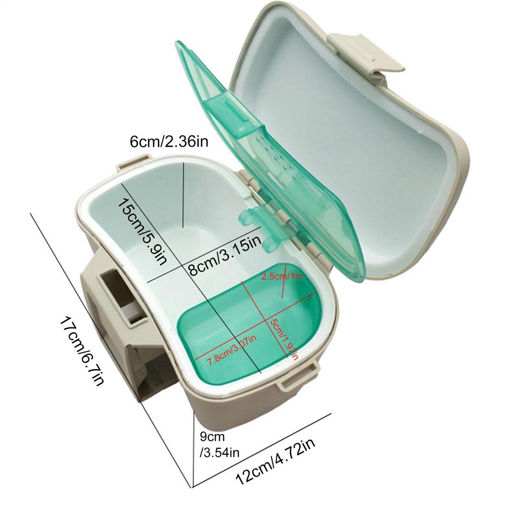 Fishing Bait Container Insulated Lure Waist Organizer Insulated Bait Earth Worm Holder For Boat Kayak Camping Shrimp Aquarium