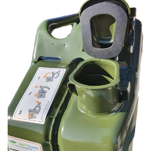 5 PCS Jerry Can Gaskets Rubber Fuel Can Gaskets Replacement Gas Gaskets Gas Can Spout Gaskets for NATO and Wavian Gaskets Fuel Washer Seals (Black)