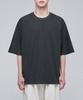 Musinsa Standard Ponte Dolman Sleeve Oversized T-Shirt [Dark Grey]