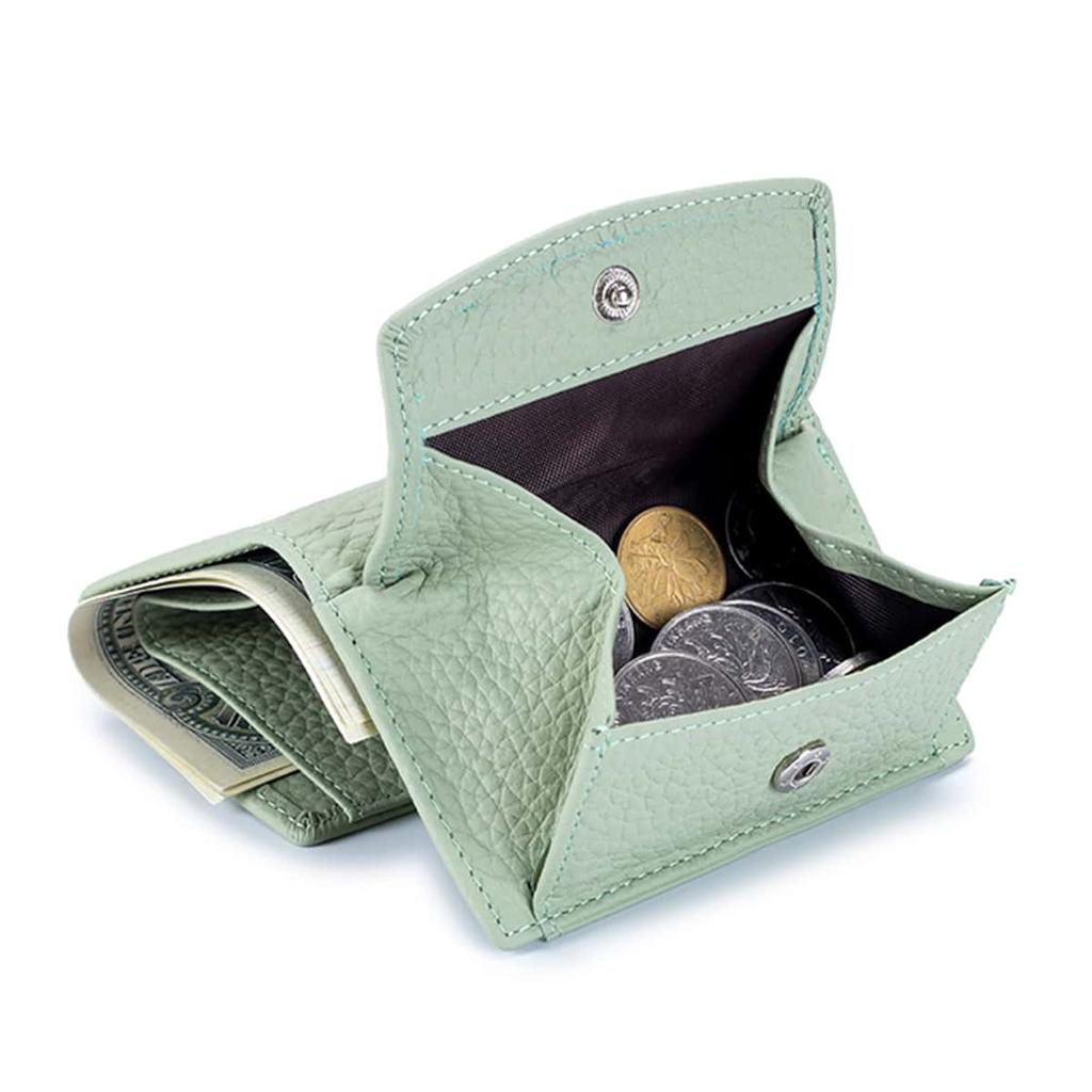 New Women Wallets Short Tri-fold Purses Ladies Multi-card Money Bag Solid Large Capacity Purse Famale Small Coin Card Holders
