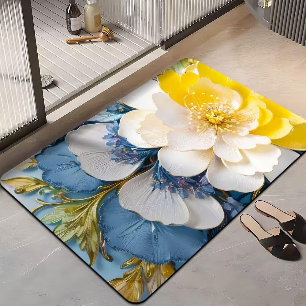Bathroom Quick-drying Door Mat Diatom Mud Absorbent Floor Mat Toilet Toilet Entry Door Non-slip Mat Diatomaceous Earth Foot Mat