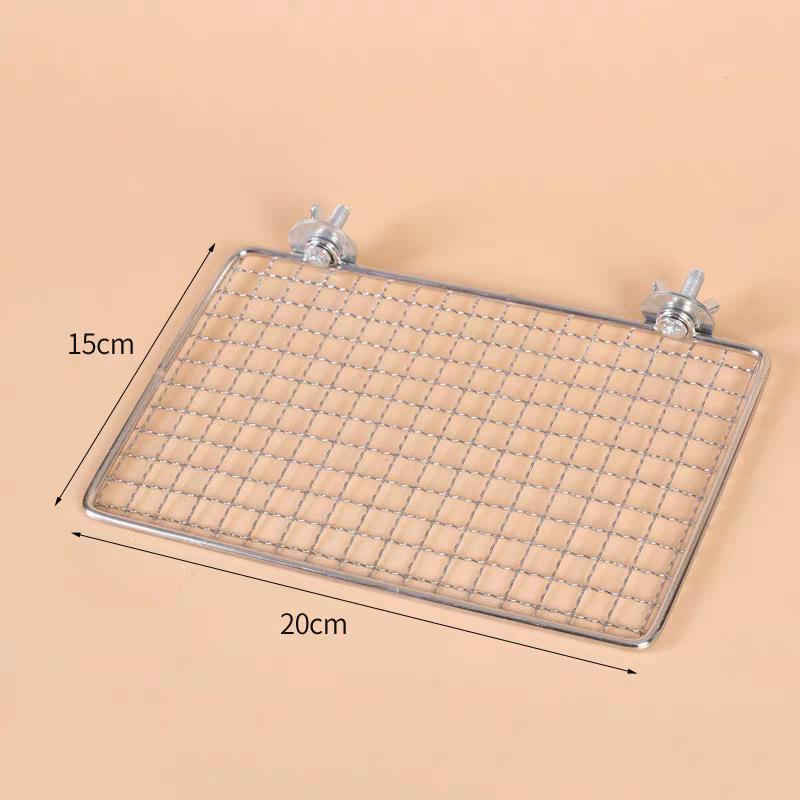 Papagei Edelstahl Ruheplattform Edelstahl Vogelkäfig Halterung Papagei Sitzstange Plattform Vogelkäfig Zubehör Vogel Spielkäfig