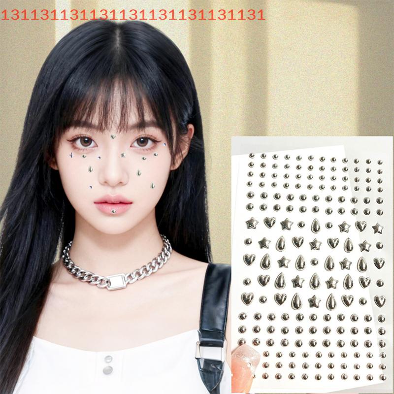 1 Blatt Nicht-Piercing Lippen-Nagel-Aufkleber Selbstklebend Wasserdicht Wiederverwendbar Falscher Lippen-Nagel Augenbrauenring Körper Bauchnabel Schmuck