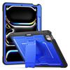 For iPad Pro 13 (2024) Case PC+TPE Tablet Cover with Hidden Zinc Alloy Kickstand