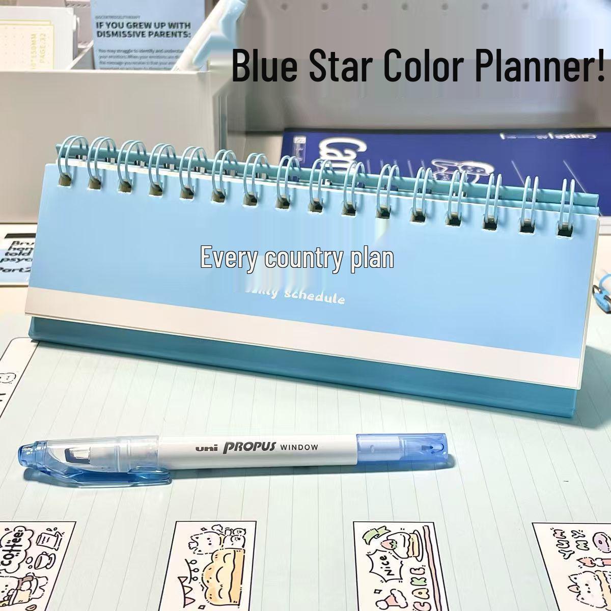 

Простий настільний планувальник для щоденної перевірки удачі LuckDay: Високоцінний щоденний та тижневий календар