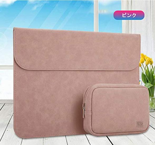 Microsoft Surface Pro 6 Leather Premium PU Leather with Power Storage Stylish Android Tablet Case Case/Cover, Pouch/Bag Sleeve, Pouch, (Pink)