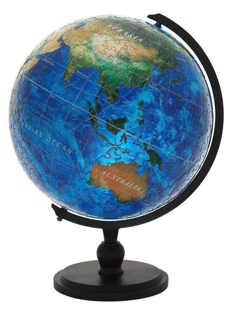 

Yanoman 540 Piece Jigsaw Puzzle 3D Sphere Puzzle Blue Earth-Aqua-