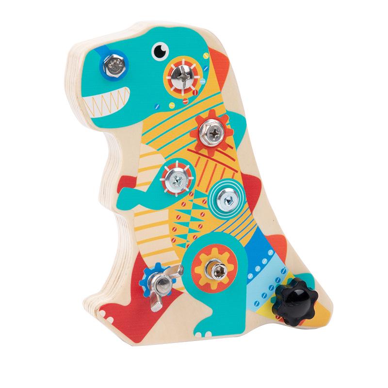 

Children s Wooden Dinosaur Twist & Assemble Toy for Creative Learning