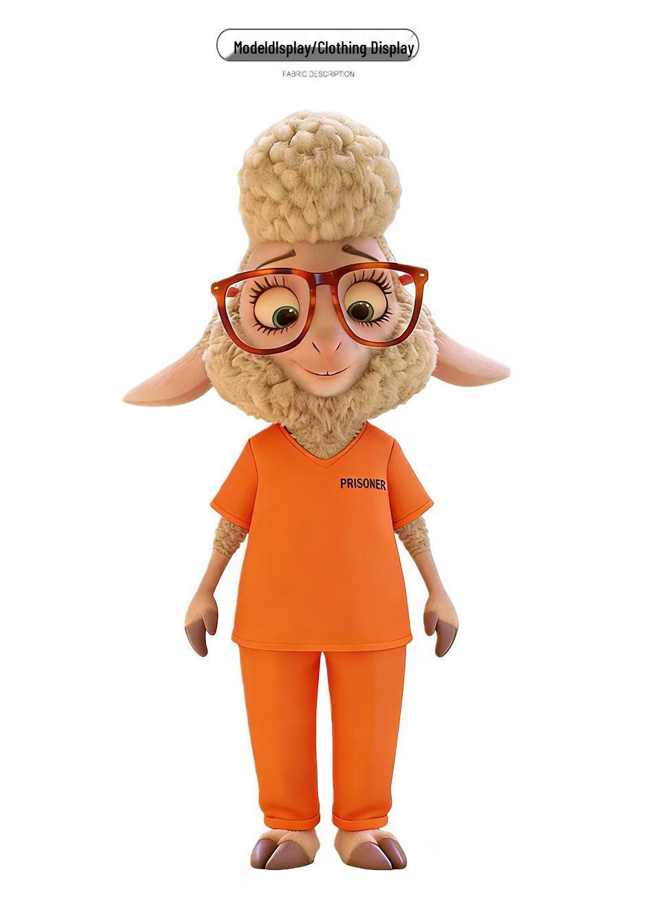 Zootopia 2 Cosplay Costumes: Deputy Mayor, Prison Uniform, Officer Judy, Officer Nick Role-Playing Outfits. Size 150