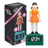 Paladone Squid Game Doll Alarm Clock Netflix Official Licensed Kids Bedroom Accessories Decor - Light, &