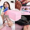 125PCS Portable Nail Paper Table Mats Disposable Pink Beauty Apron Manicure Mat  Beauty Salon
