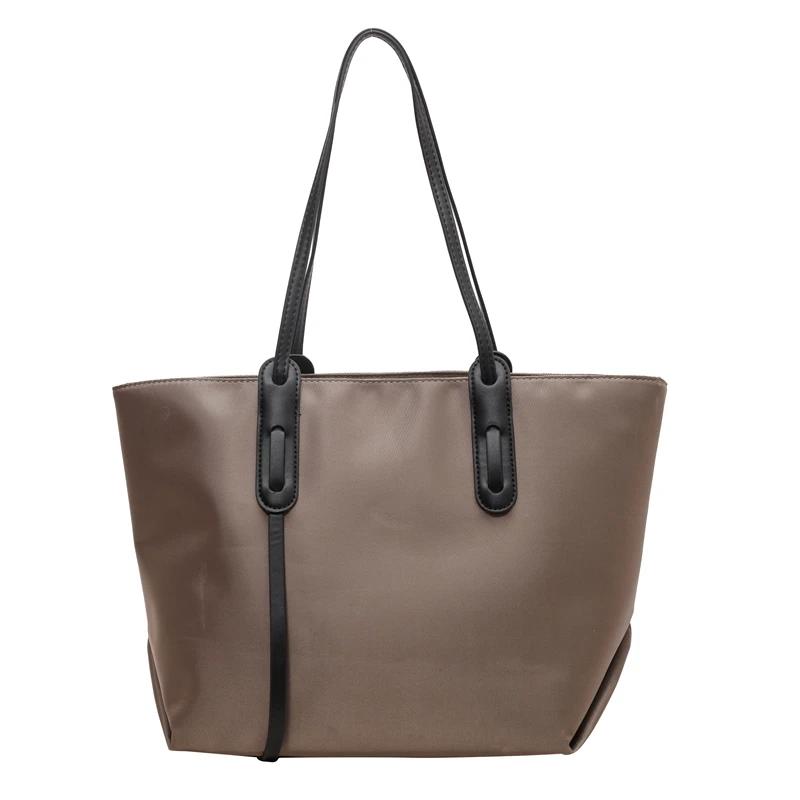 

Large capacity women s Oxford shoulder bag solid stitching line casual bag fashion bags