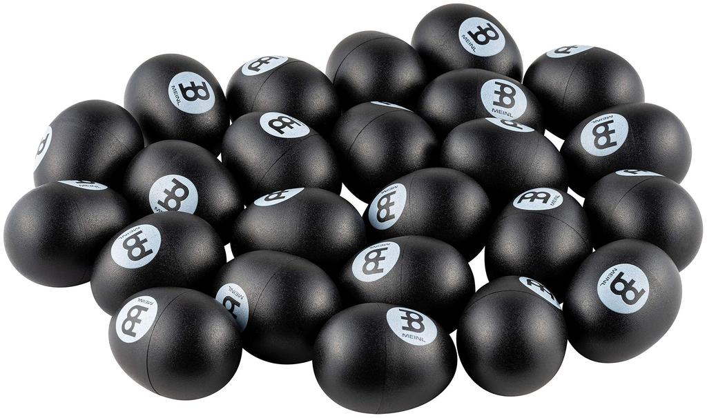 MEINL Percussion Egg Shaker Set ES-SET24-BK (Black, 24 pieces)