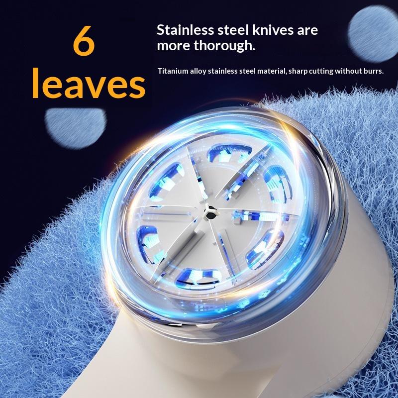 1 Set Electric Lint Remover USB Rechargeable LED Display Portable Fabric Shaver for Home Clothes Pill Fuzz Removal