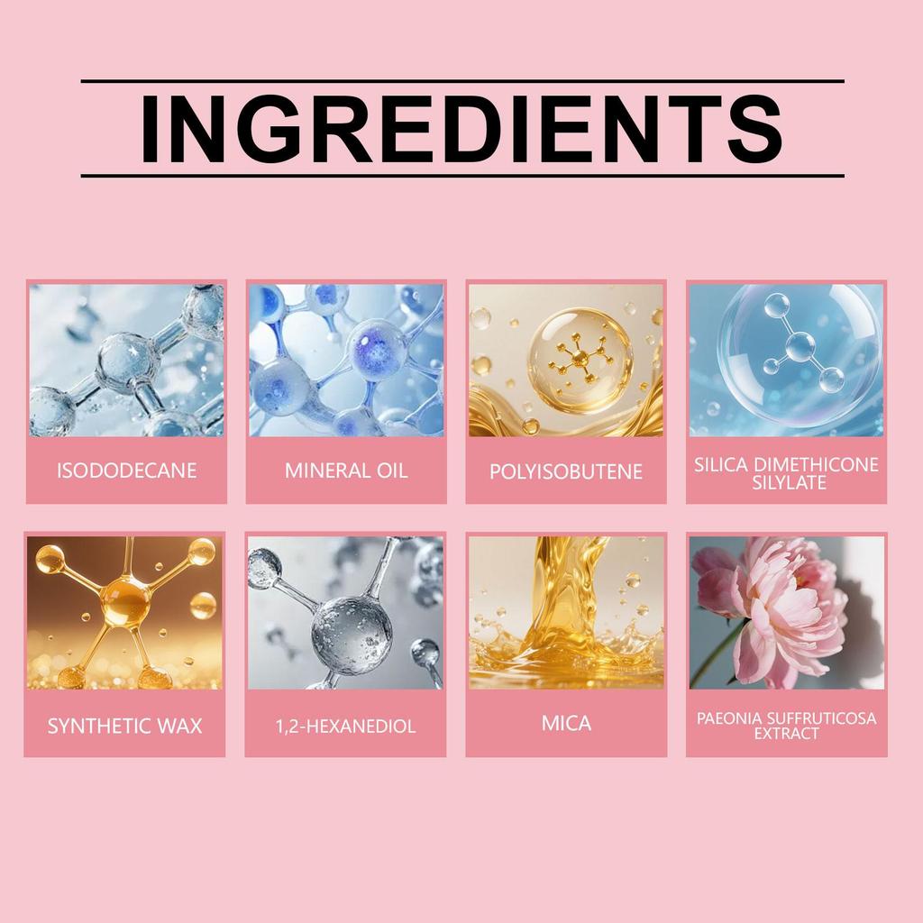 OUHOE Gloss à Lèvres Hydratant Hydratant Nourrissant Brillant Léger Maquillage Quotidien pour les Lèvres Huile à Lèvres