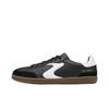 Hotshot Comfortable Thin Sole Durable Low Top Skate Shoes Men Sneaker Black White 254150W-BKW